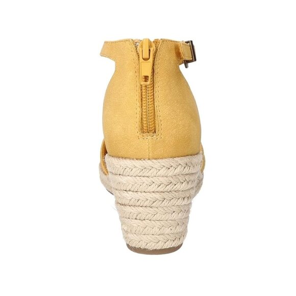 DEFECT Easy Street Women Daytona Buckle Clasp Wedge Heel Sandal 7.5 $70 RY1447 - Picture 2 of 6